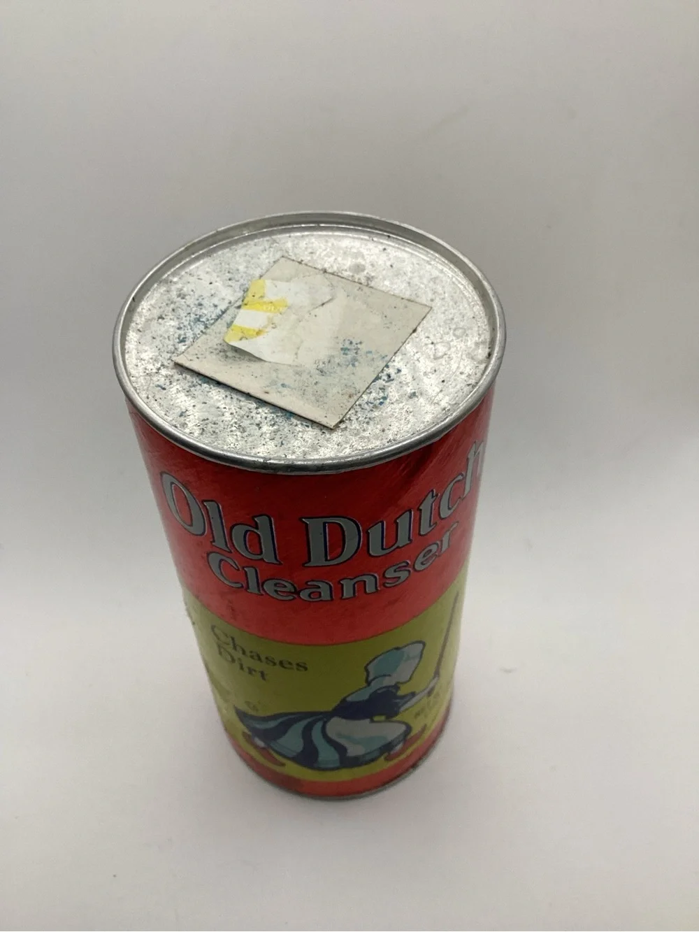 Old Dutch Cleanser Vintage - Red and Yellow Can